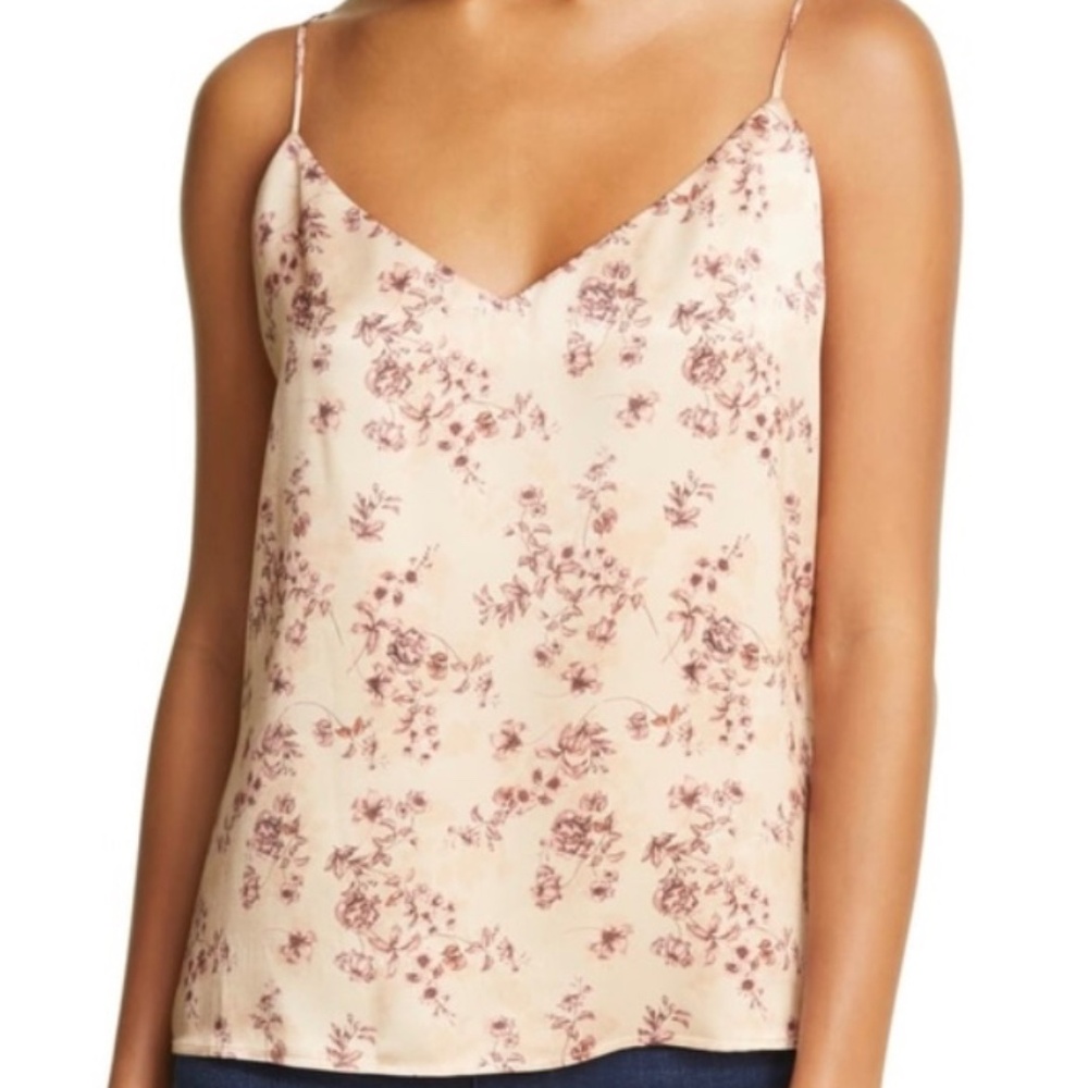 NWOT L’Agence Jane Floral Print Silk Camisole